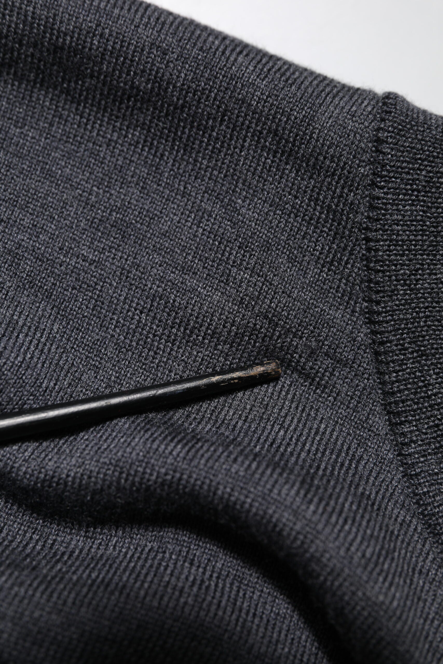 Dolce & Gabbana Dark Gray Wool Crew Neck Sweatshirt Sweater | Regal Royce