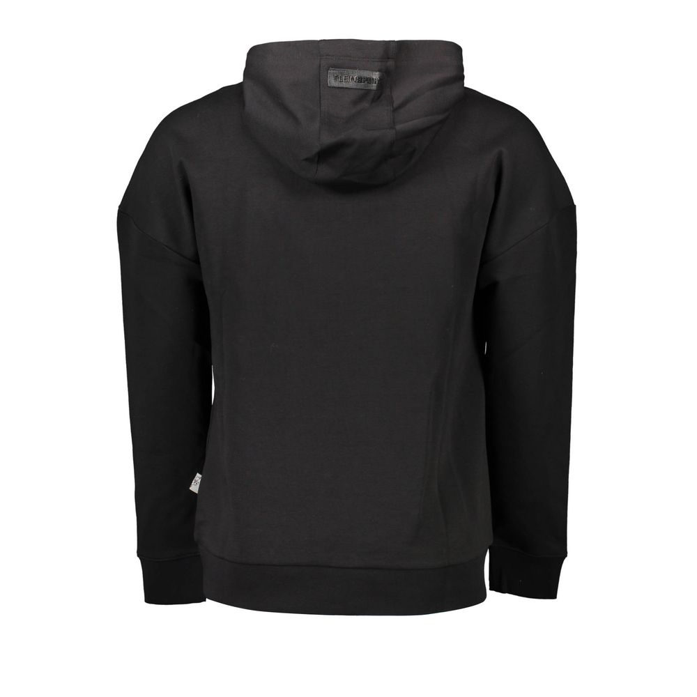 Plein Sport Black Cotton Men Sweatshirt | Regal Royce