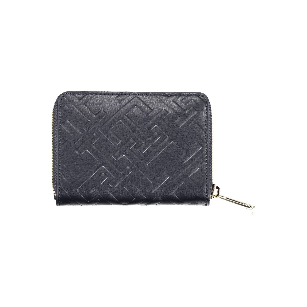 Tommy Hilfiger Blue Polyurethane Women Wallet | Regal Royce