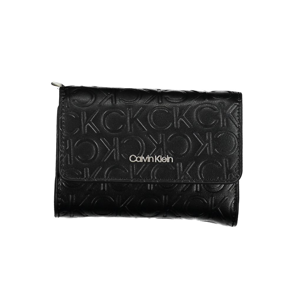 Calvin Klein Black Polyurethane Women Wallet | Regal Royce