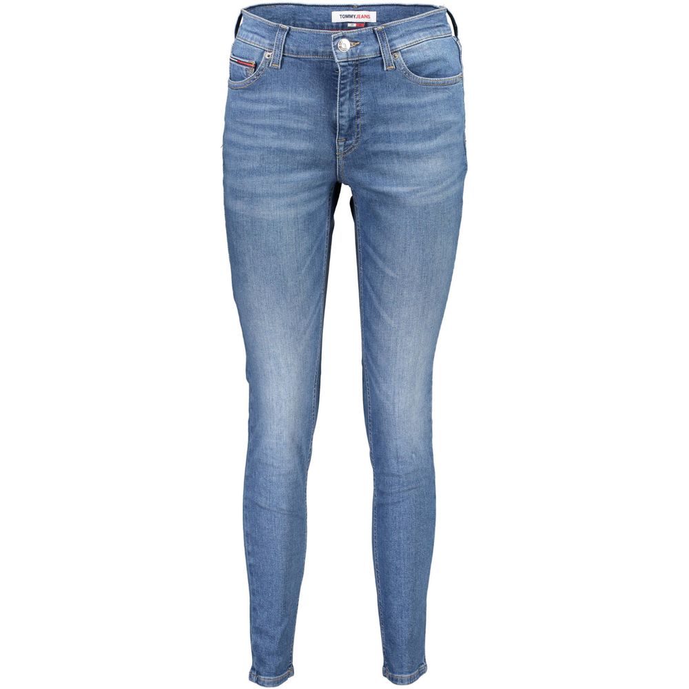 Tommy Hilfiger Azzurro Cotton Women Jeans | Regal Royce