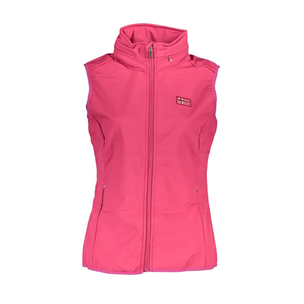 Scuola Nautica Pink Polyester Women Jacket | Regal Royce