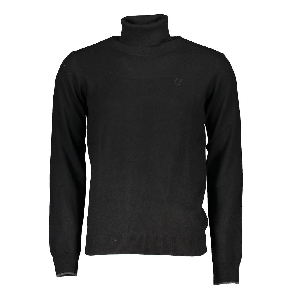 North Sails Black Poliammide Men Sweater | Regal Royce