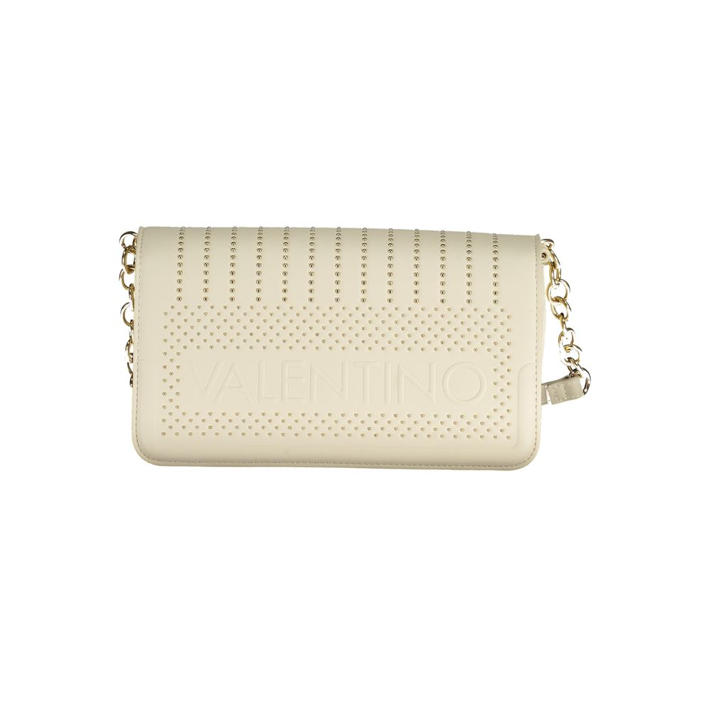 Mario Valentino Bianco Polyurethane Women Handbag | Regal Royce