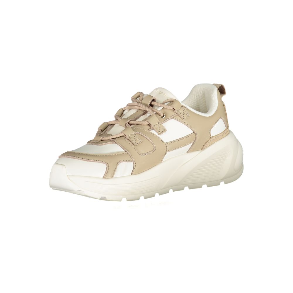 Tommy Hilfiger Bianco Polyurethane Women Sneaker | Regal Royce