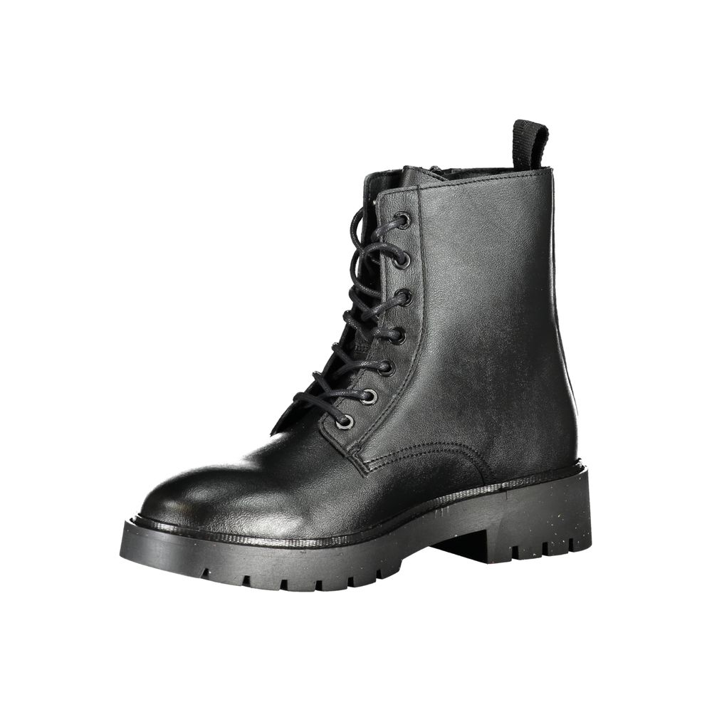 Calvin Klein Black Polyurethane Men Ankle Boot | Regal Royce