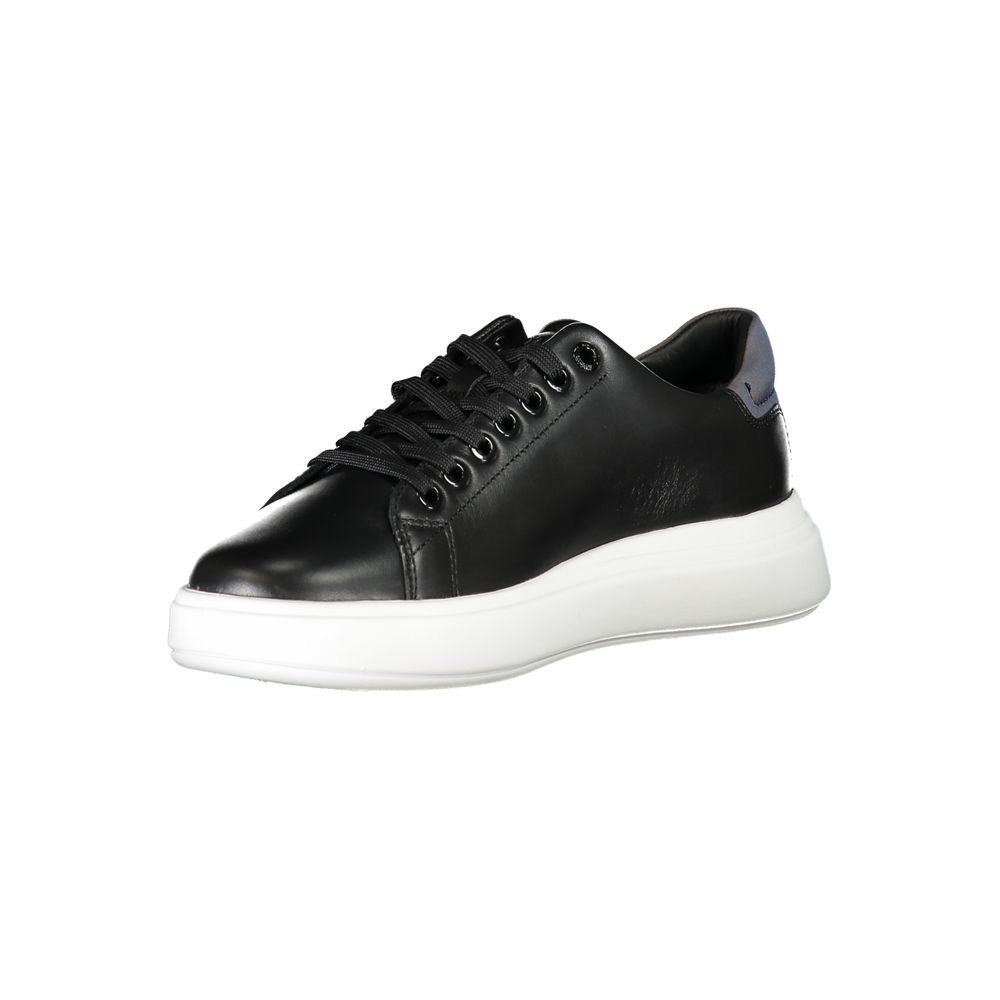 Calvin Klein Black Leather Women Sneaker | Regal Royce