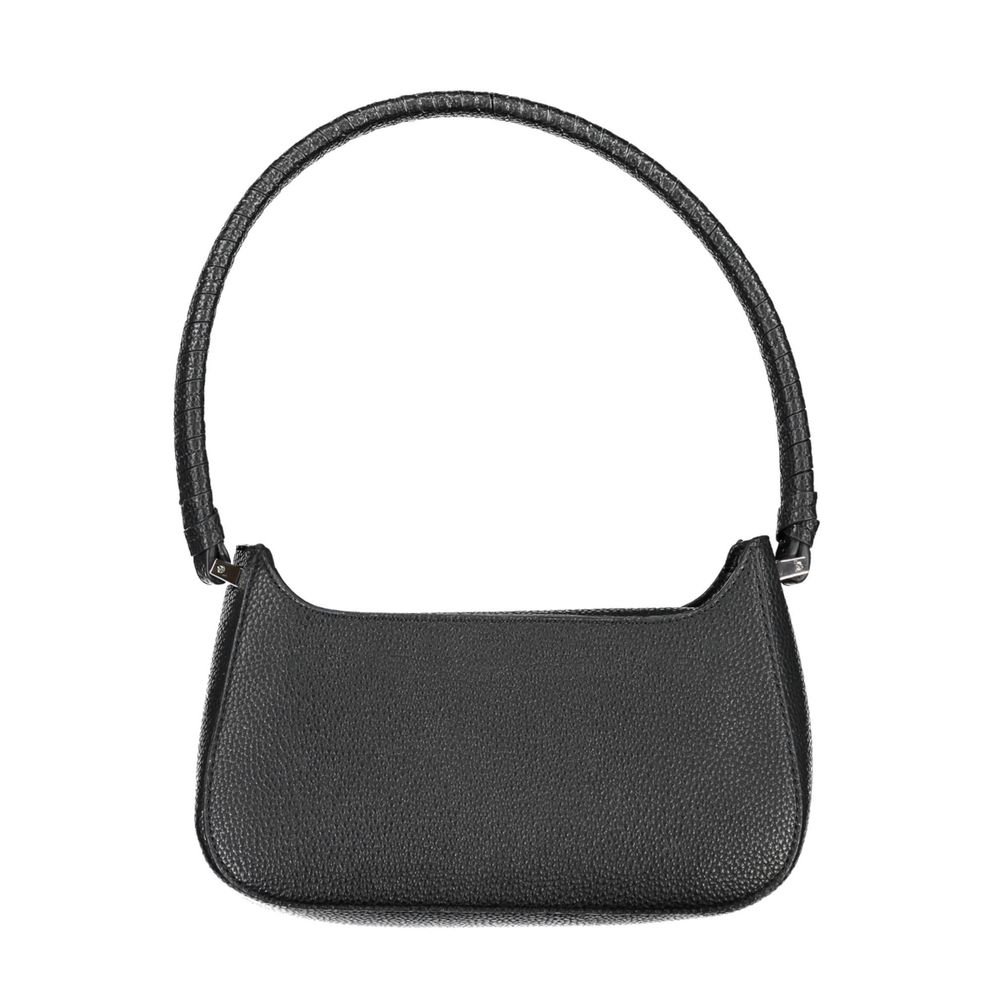 Tommy Hilfiger Black Polyurethane Women Handbag | Regal Royce