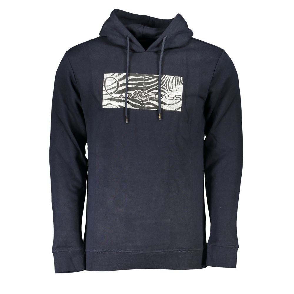Cavalli Class Blue Cotton Men's Sweatshirt | Regal Royce