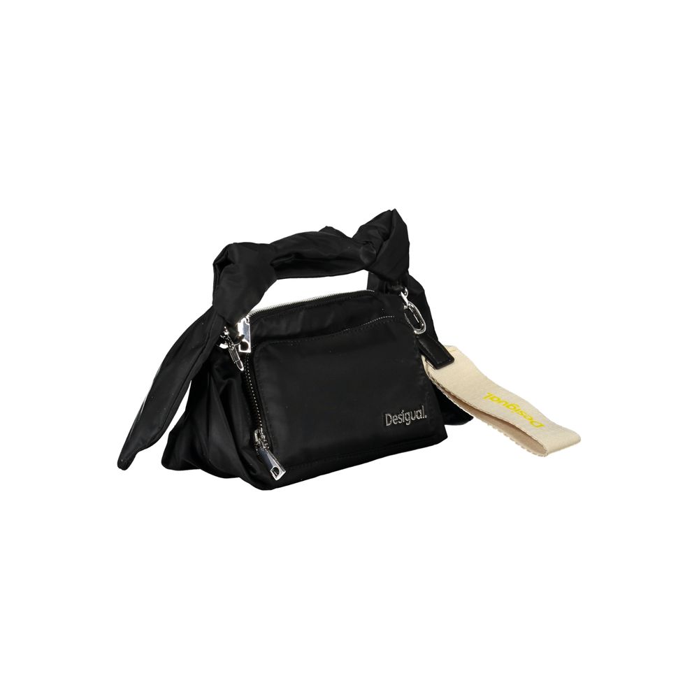 Desigual Black Polyester Women Handbag | Regal Royce