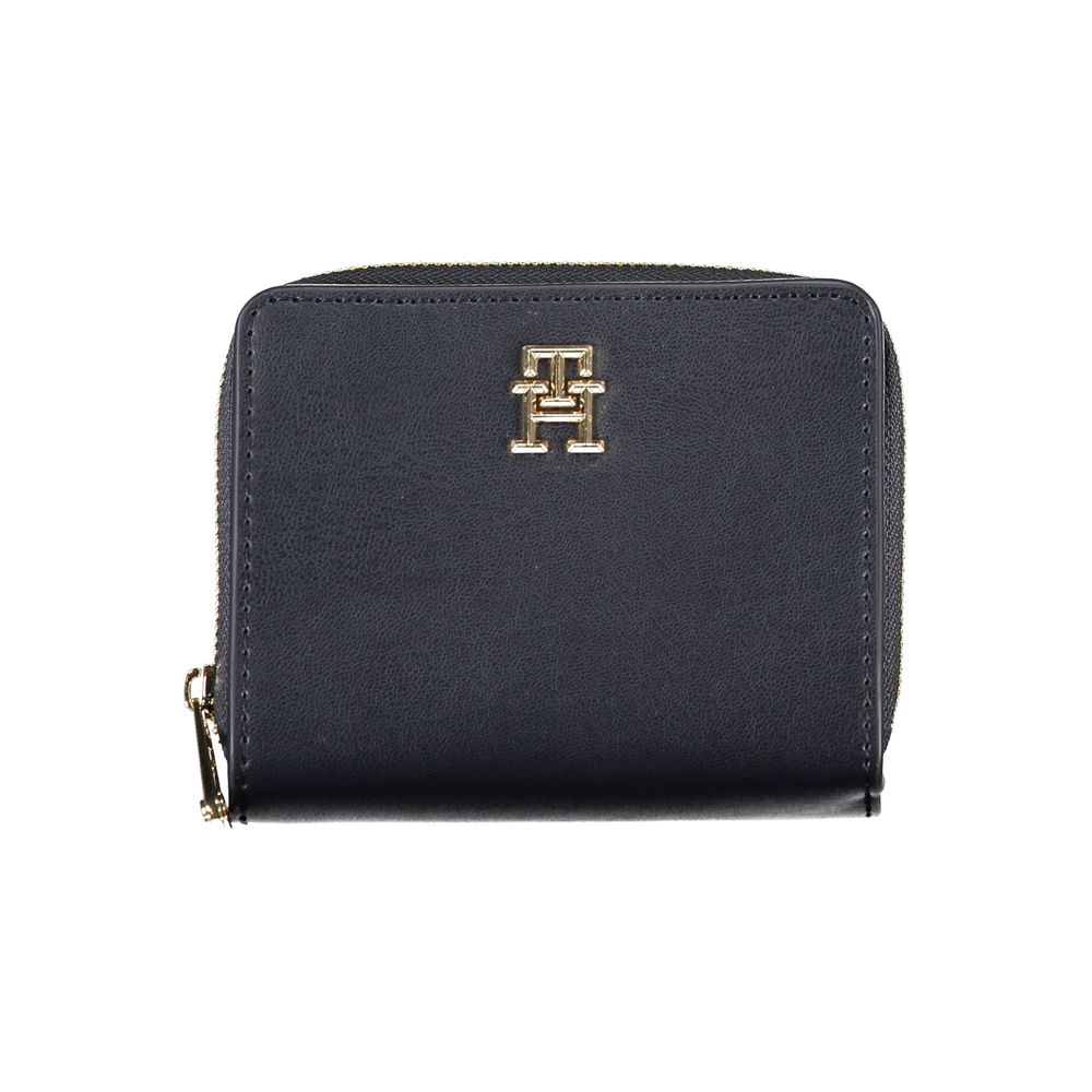 Tommy Hilfiger Sleek Blue Polyethylene Wallet | Regal Royce