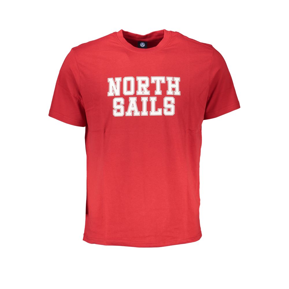 North Sails Rosso Cotton Men T-Shirt | Regal Royce