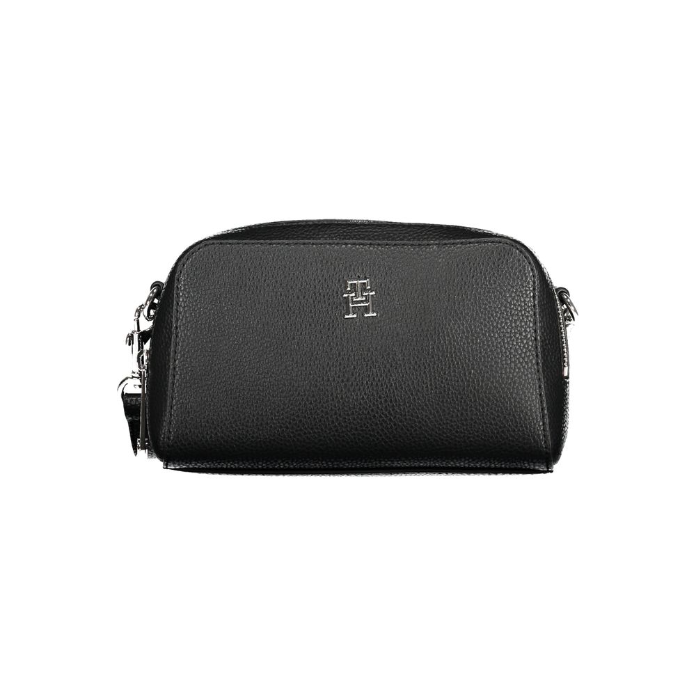 Tommy Hilfiger Nero Poliuretano Woman Shoulder Bag | Regal Royce