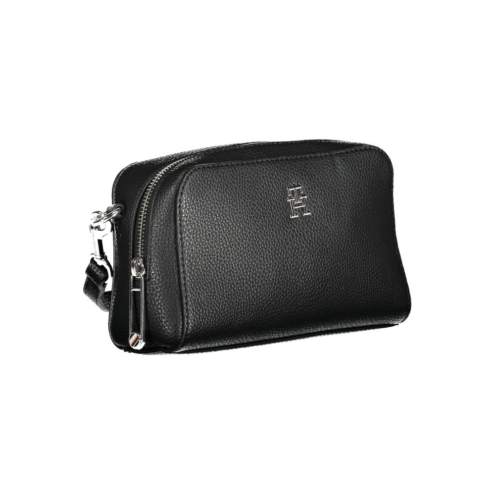 Tommy Hilfiger Nero Poliuretano Woman Shoulder Bag | Regal Royce