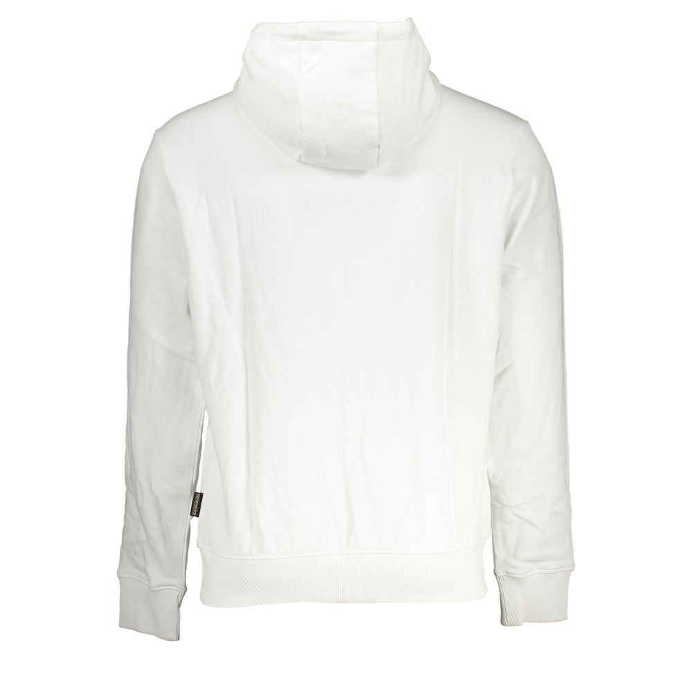 Napapijri White Cotton Men Sweater | Regal Royce