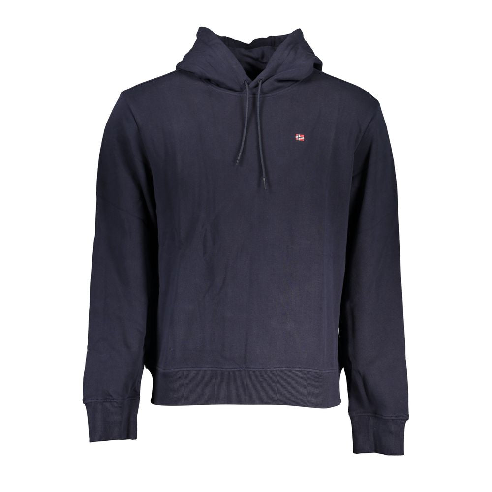 Napapijri Blue Cotton Men Sweatshirt | Regal Royce