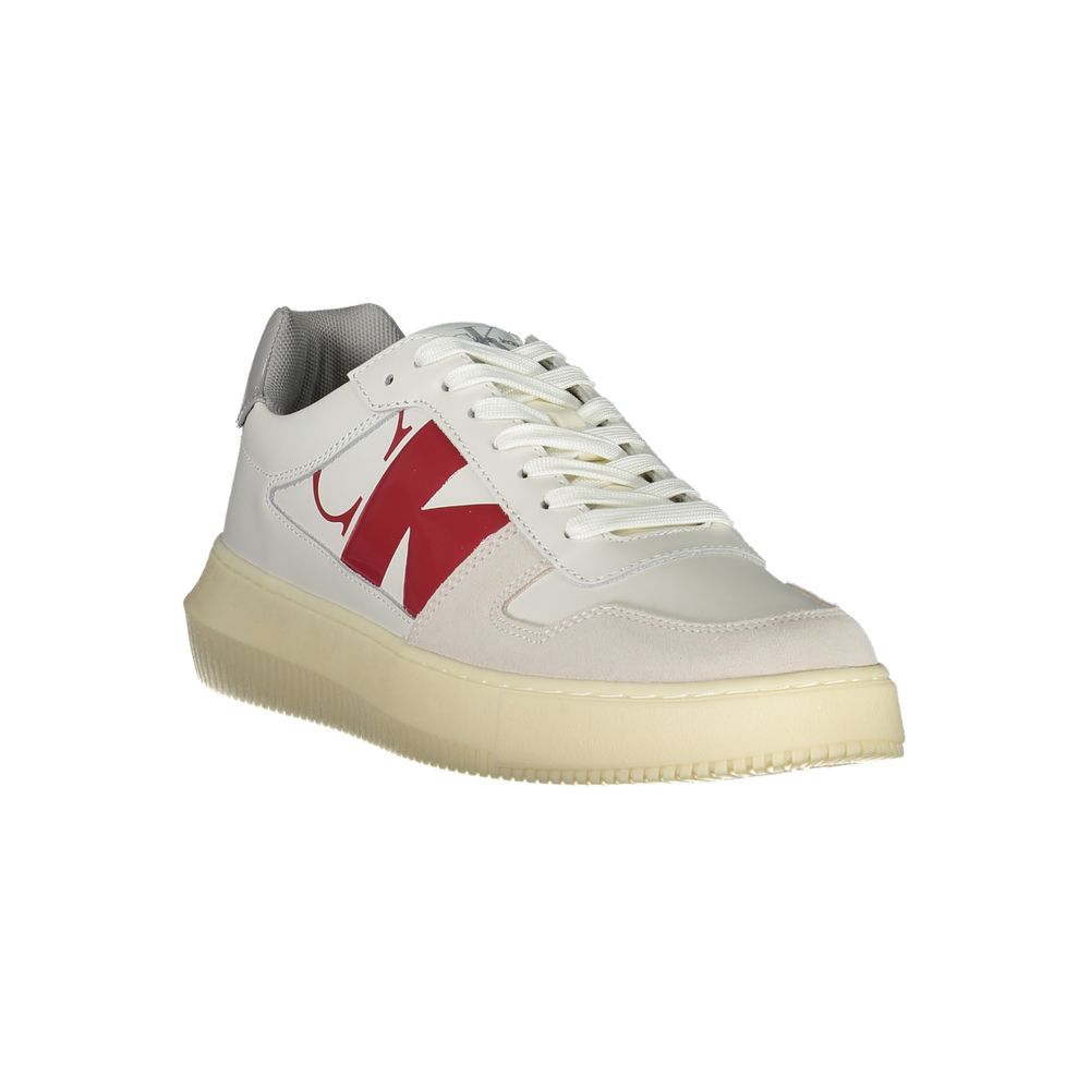 Calvin Klein Bianco Leather Men Sneaker | Regal Royce