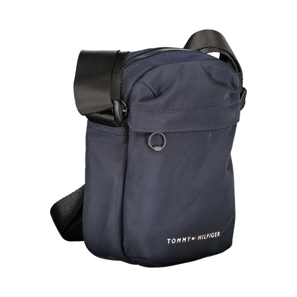 Tommy Hilfiger Blue Recycled Polyester Men Shoulder Bag | Regal Royce