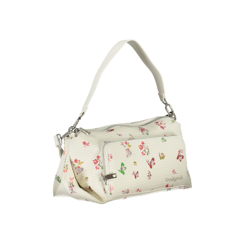 Desigual White Polyurethane Women Handbag | Regal Royce