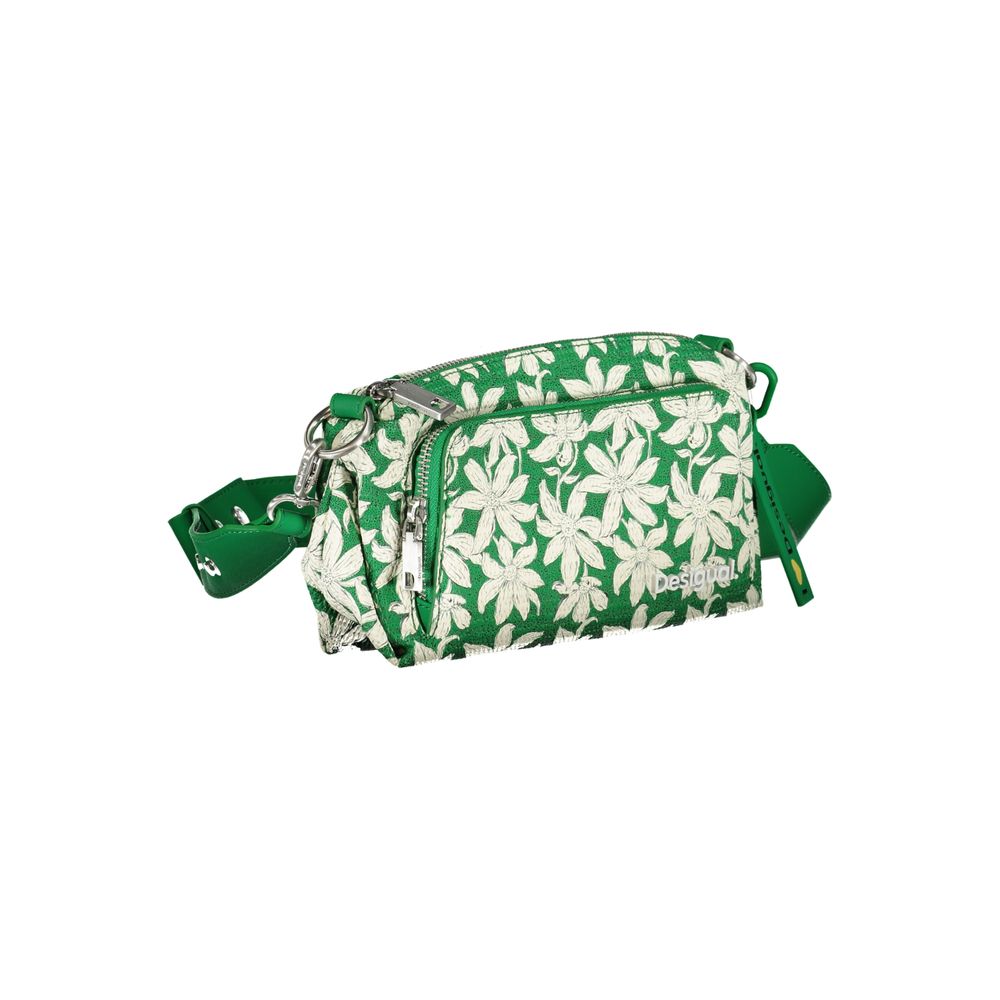 Desigual Verde Polyurethane Woman Shoulder Bag | Regal Royce