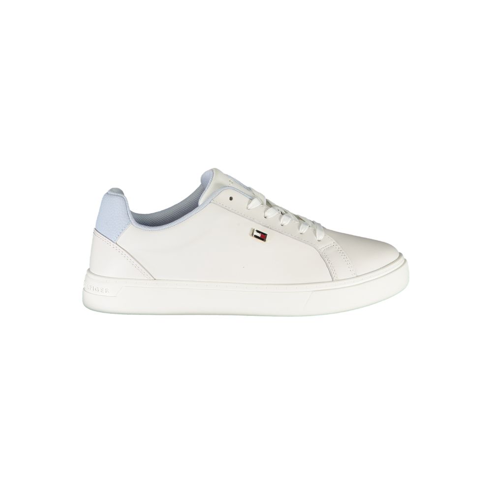 Tommy Hilfiger White Leather Women Sneaker | Regal Royce
