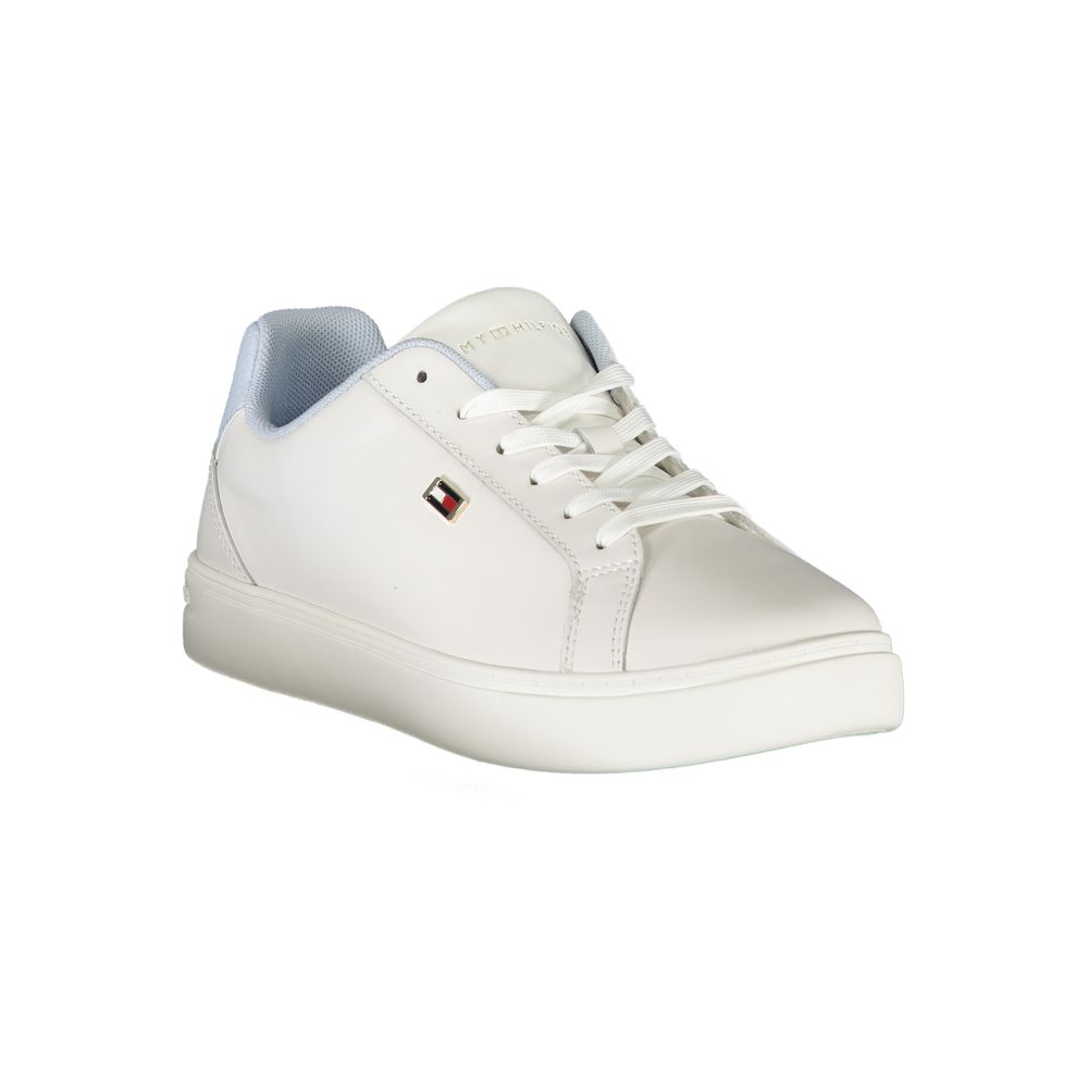 Tommy Hilfiger White Leather Women Sneaker | Regal Royce