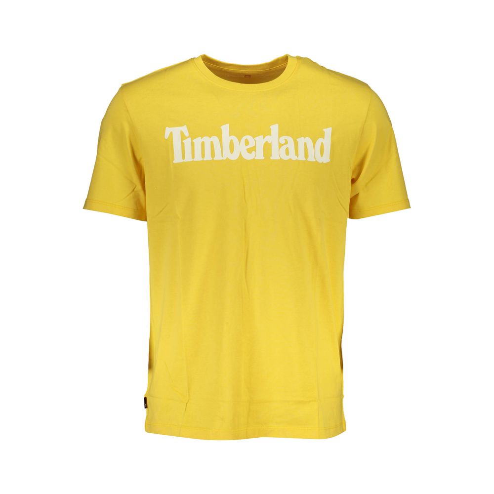 Timberland Yellow Cotton Men T-Shirt | Regal Royce