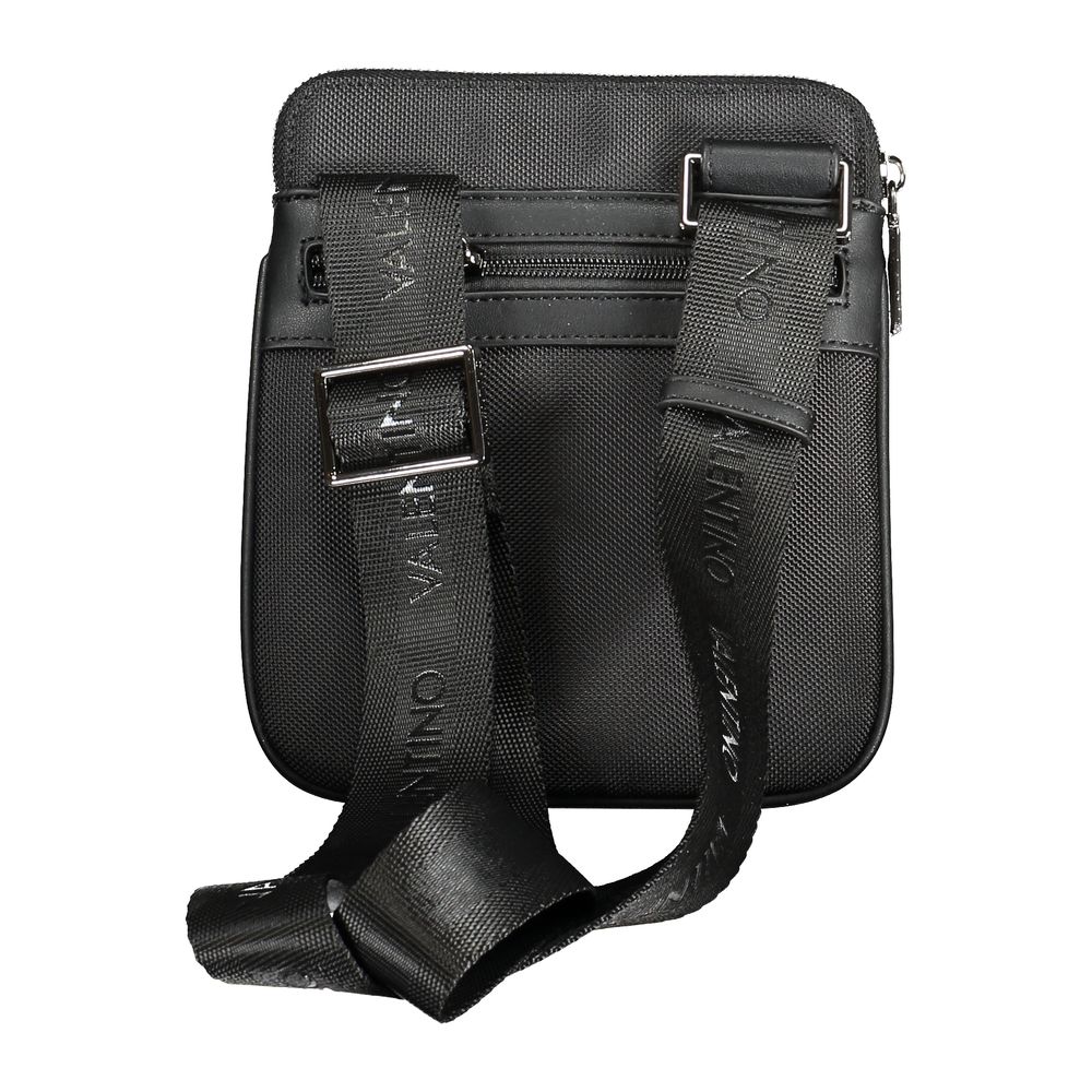 Mario Valentino Nero Poliuretano Mens Shoulder Bag | Regal Royce