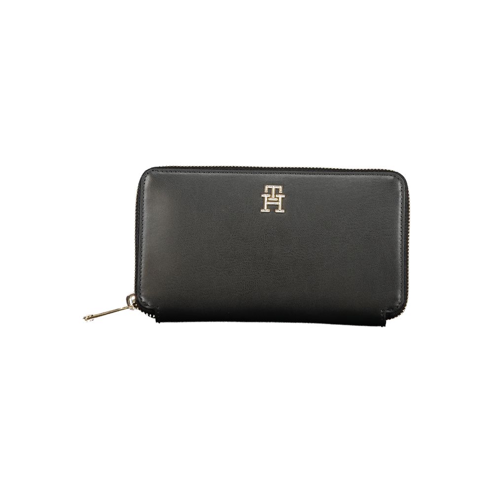 Tommy Hilfiger Black Leather Mens Wallet | Regal Royce