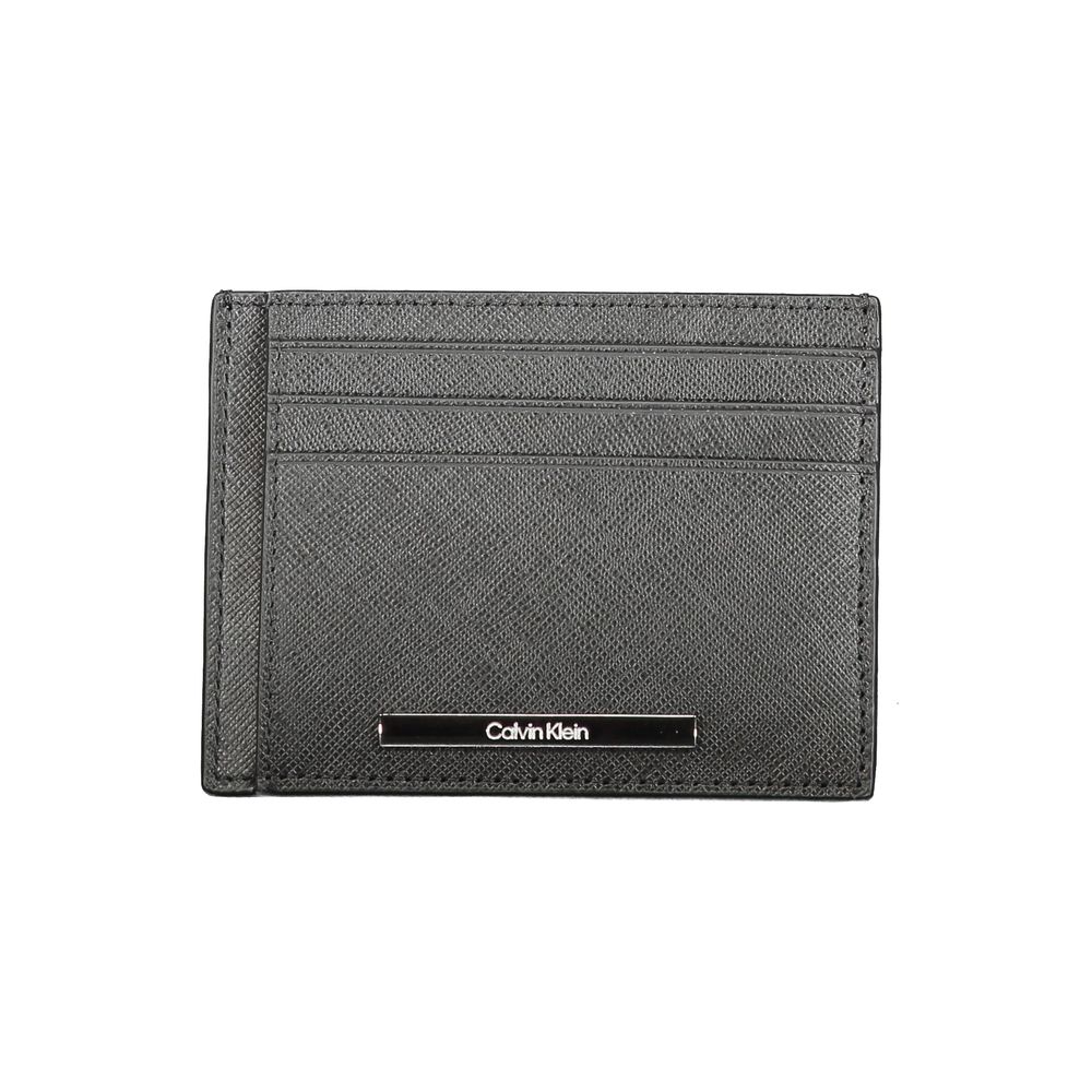 Calvin Klein Black Leather Mens Wallet Holder | Regal Royce