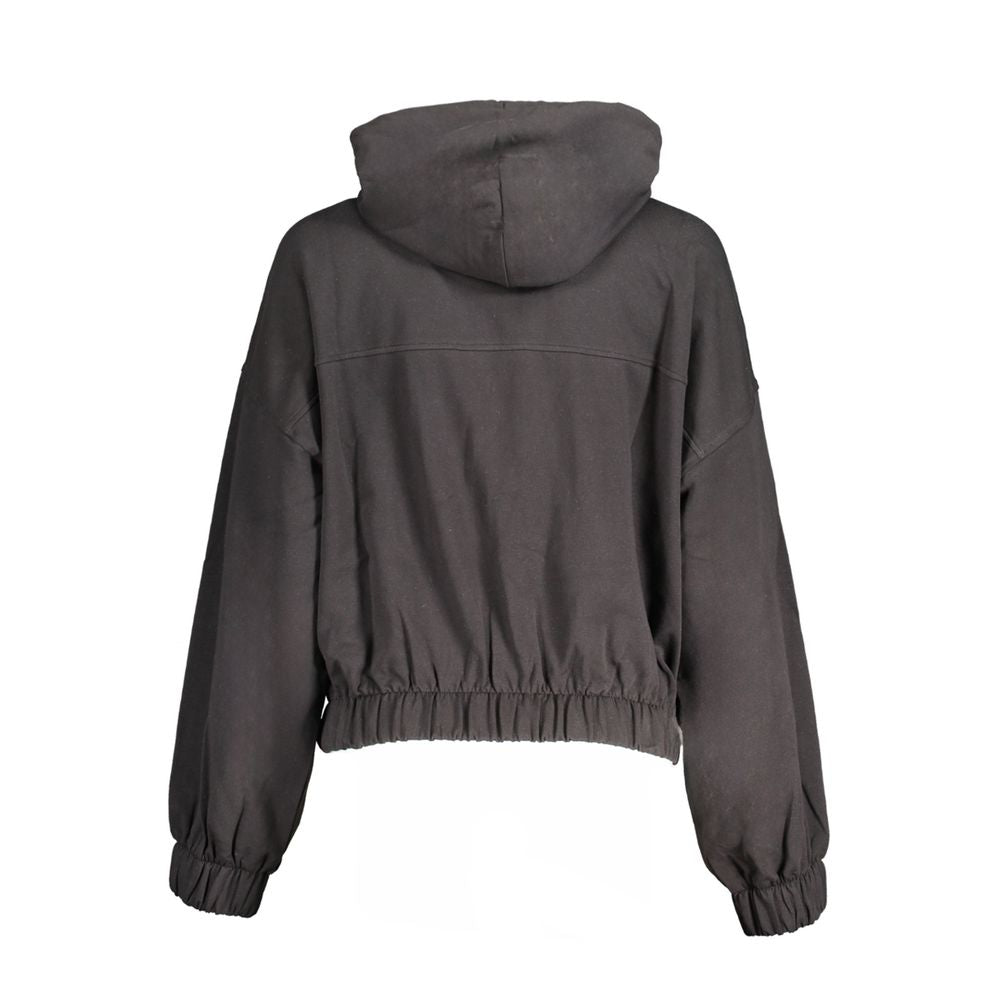 Tommy Hilfiger Black Cotton Women Sweatshirt | Regal Royce