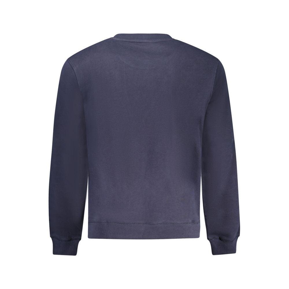 Napapijri Blue Cotton Men Sweatshirt | Regal Royce