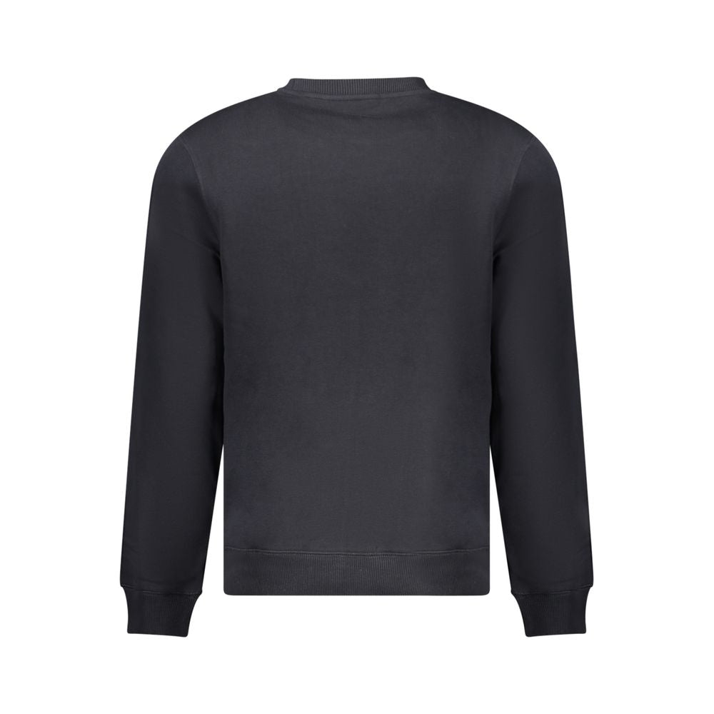 Napapijri Black Cotton Mens Sweatshirt | Regal Royce