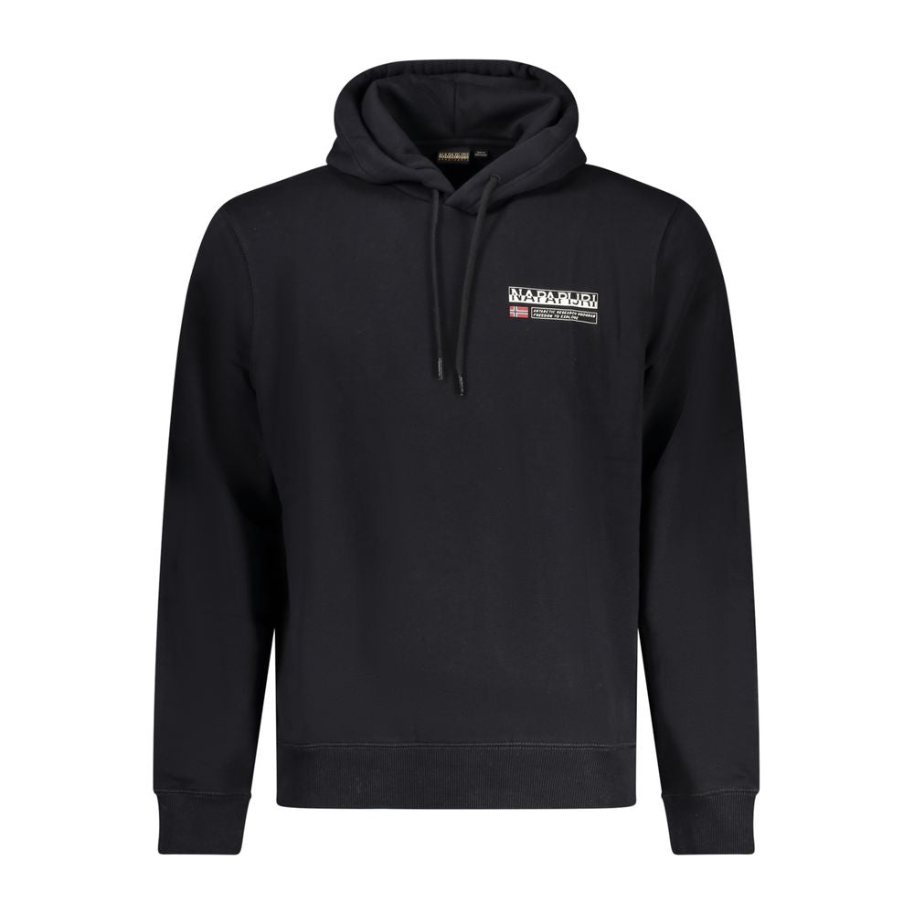 Napapijri Black Cotton Men's Sweatshirt | Regal Royce