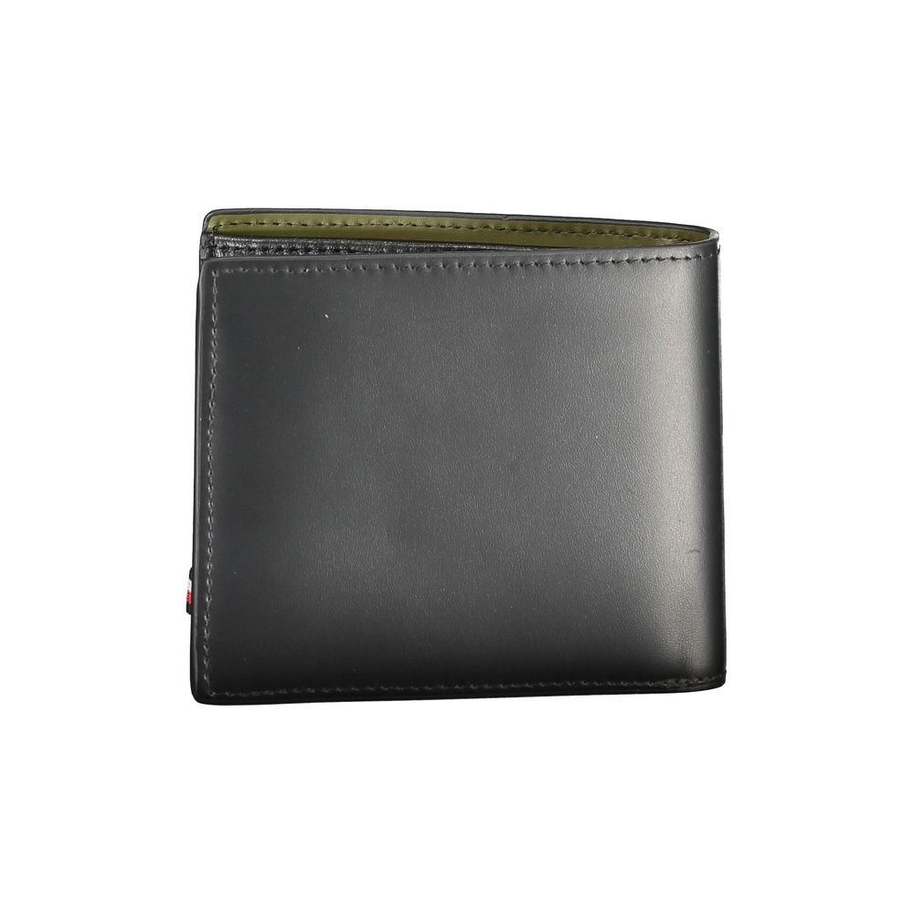 Tommy Hilfiger Black Leather Men's Wallet | Regal Royce