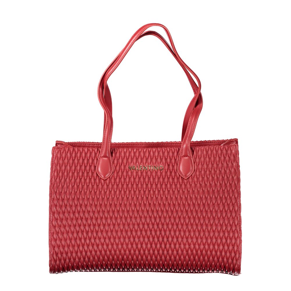 Mario Valentino Red Polyurethane Women Shoulder Bag | Regal Royce