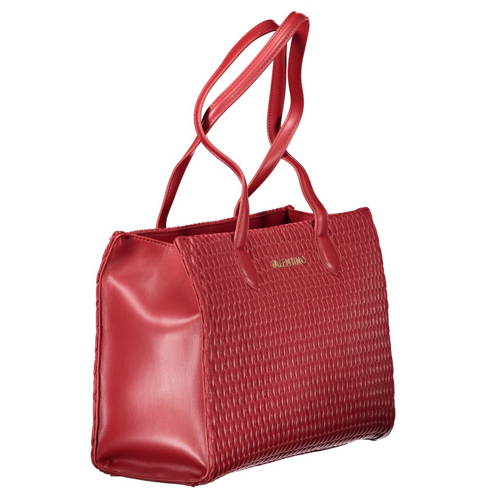 Mario Valentino Red Polyurethane Women Shoulder Bag | Regal Royce