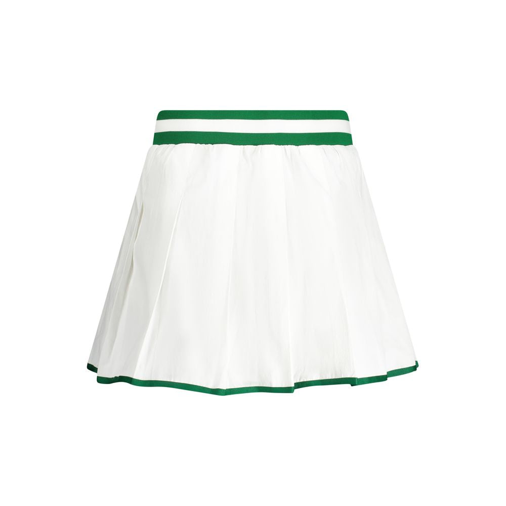 Guess Jeans White Polyester Women Skirt | Regal Royce