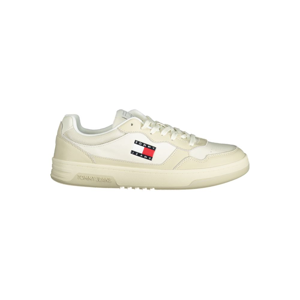 Tommy Hilfiger Beige Polyethylene Men Sneaker | Regal Royce