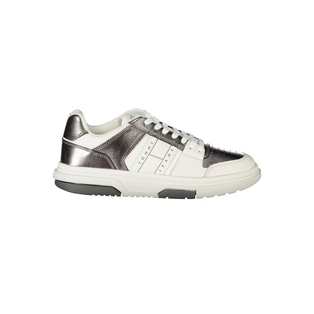 Tommy Hilfiger Bianco Polyurethane Women Sneaker | Regal Royce