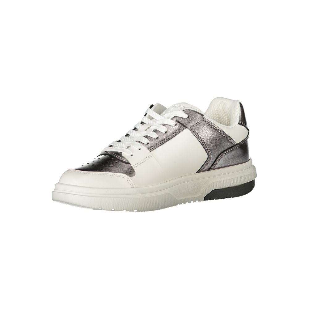 Tommy Hilfiger Bianco Polyurethane Women Sneaker | Regal Royce