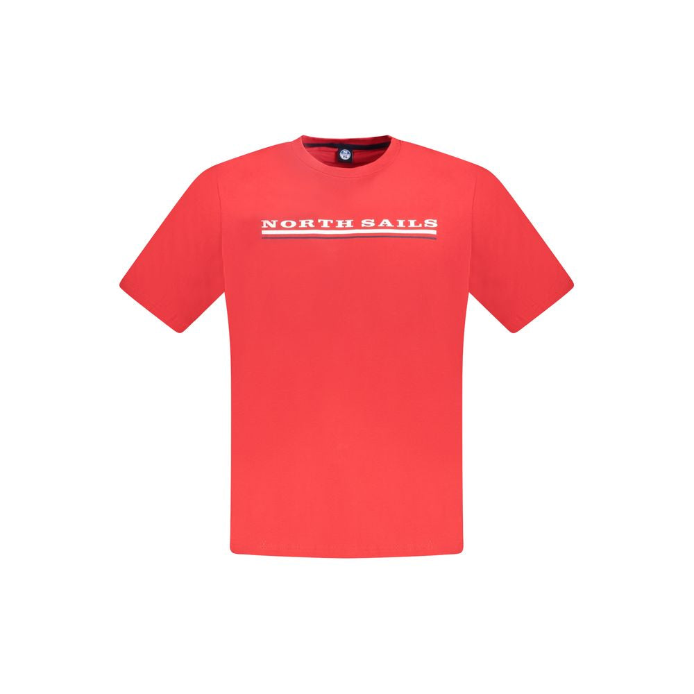 North Sails Rosso Cotton Men T-Shirt | Regal Royce