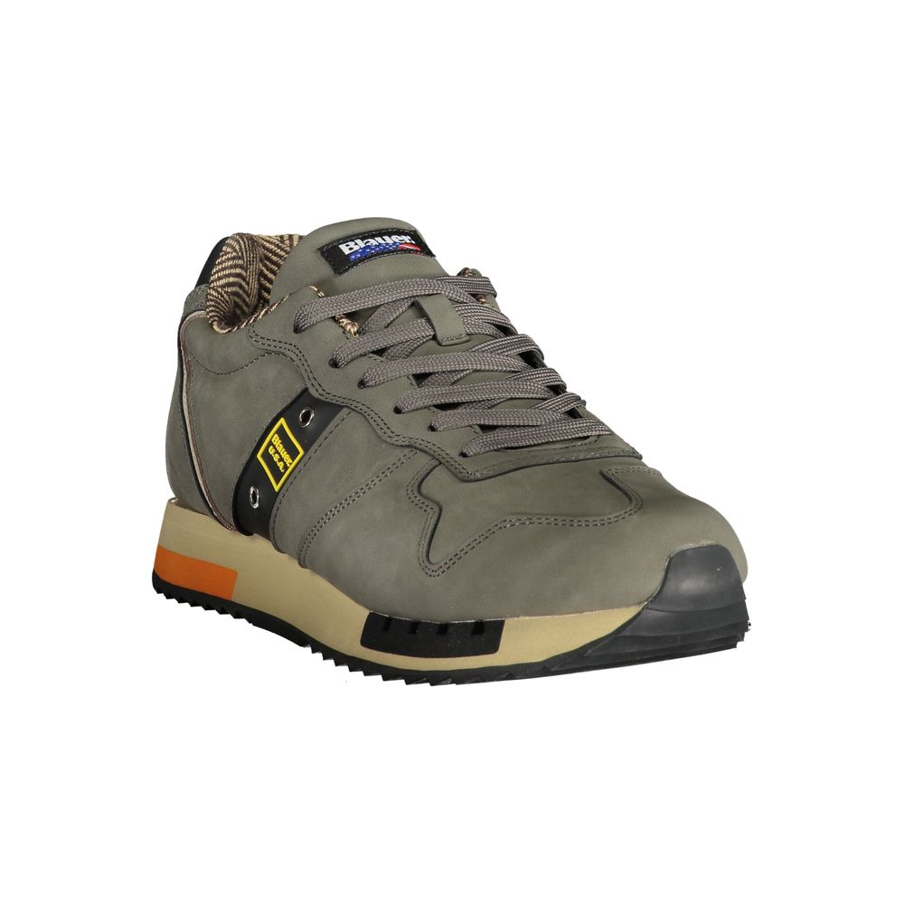 Blauer Grigio Poliuretano Men Sneaker | Regal Royce