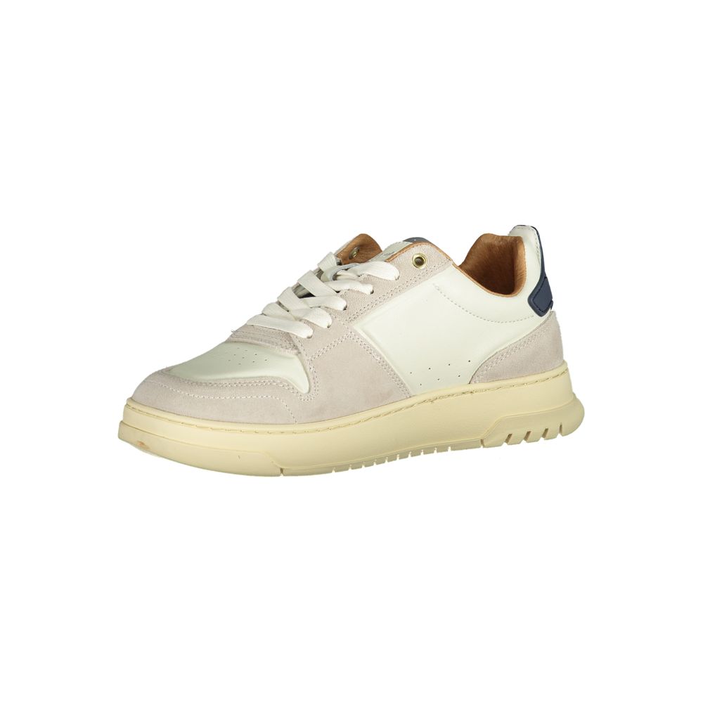 Blauer White Polyurethane Men Sneaker | Regal Royce