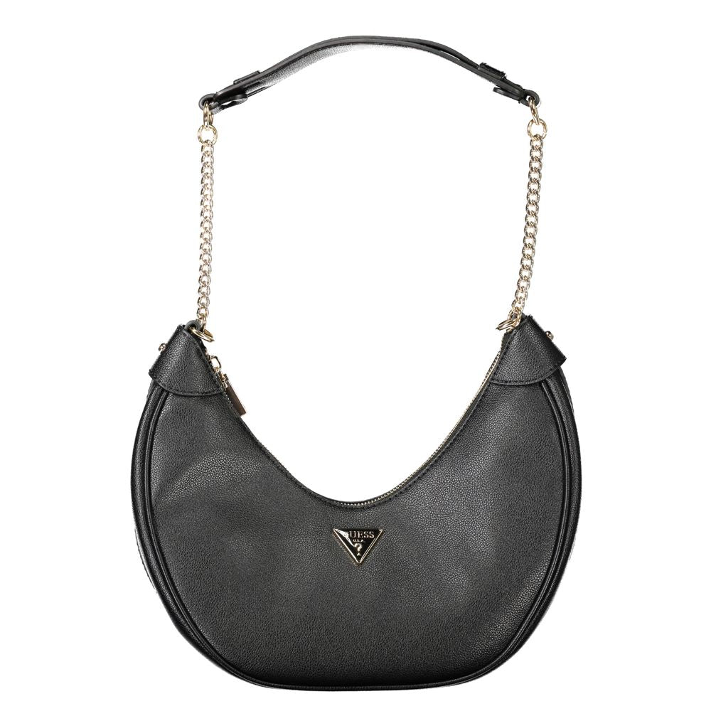 Guess Jeans Black Polyethylene Women Handbag | Regal Royce