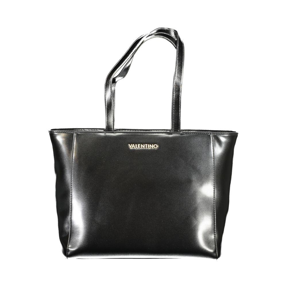 Mario Valentino Black Polyurethane Women Shoulder Bag | Regal Royce