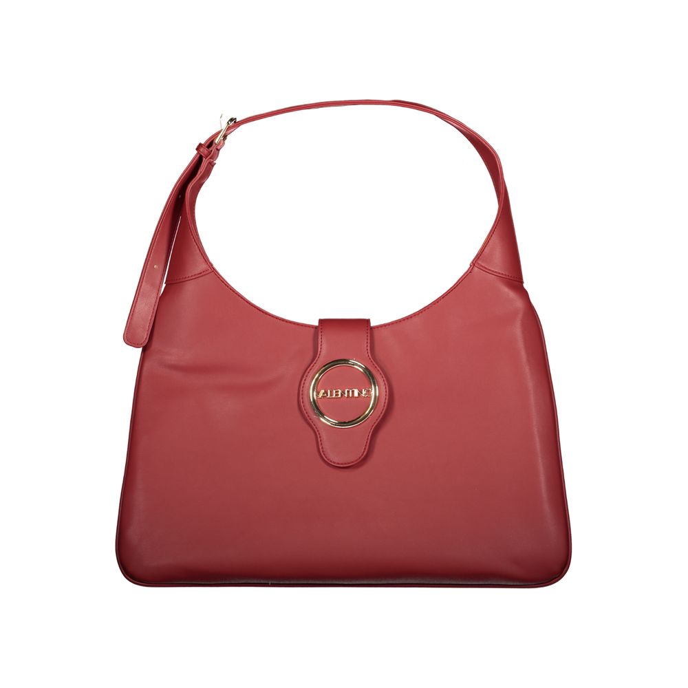 Mario Valentino Red Polyurethane Women Handbag | Regal Royce