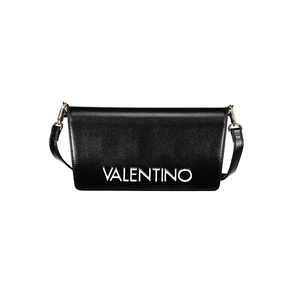 Mario Valentino Black Polyurethane Women's Bag | Regal Royce