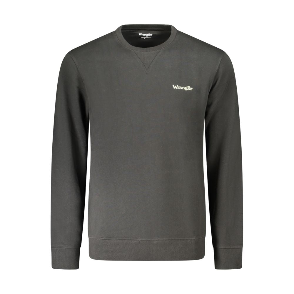 Wrangler Black Cotton Men's Sweatshirt | Regal Royce