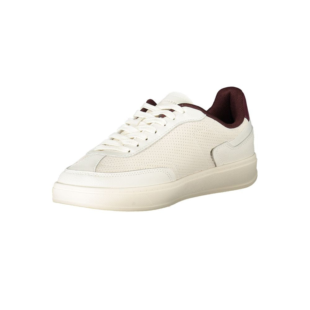 Tommy Hilfiger Beige Leather Women Sneaker | Regal Royce